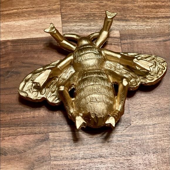 Target Gold Resin Bumble Bee Garden Figure Tiered Tray Decor - Picture 7 of 9